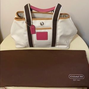 Coach bag with dust bag